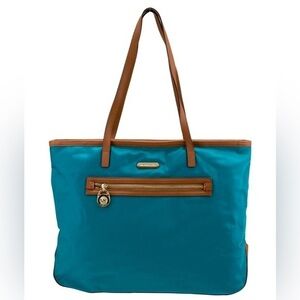 Michael Kors Kempton Teal Tote 🔥EUC🔥 MSRP $138
